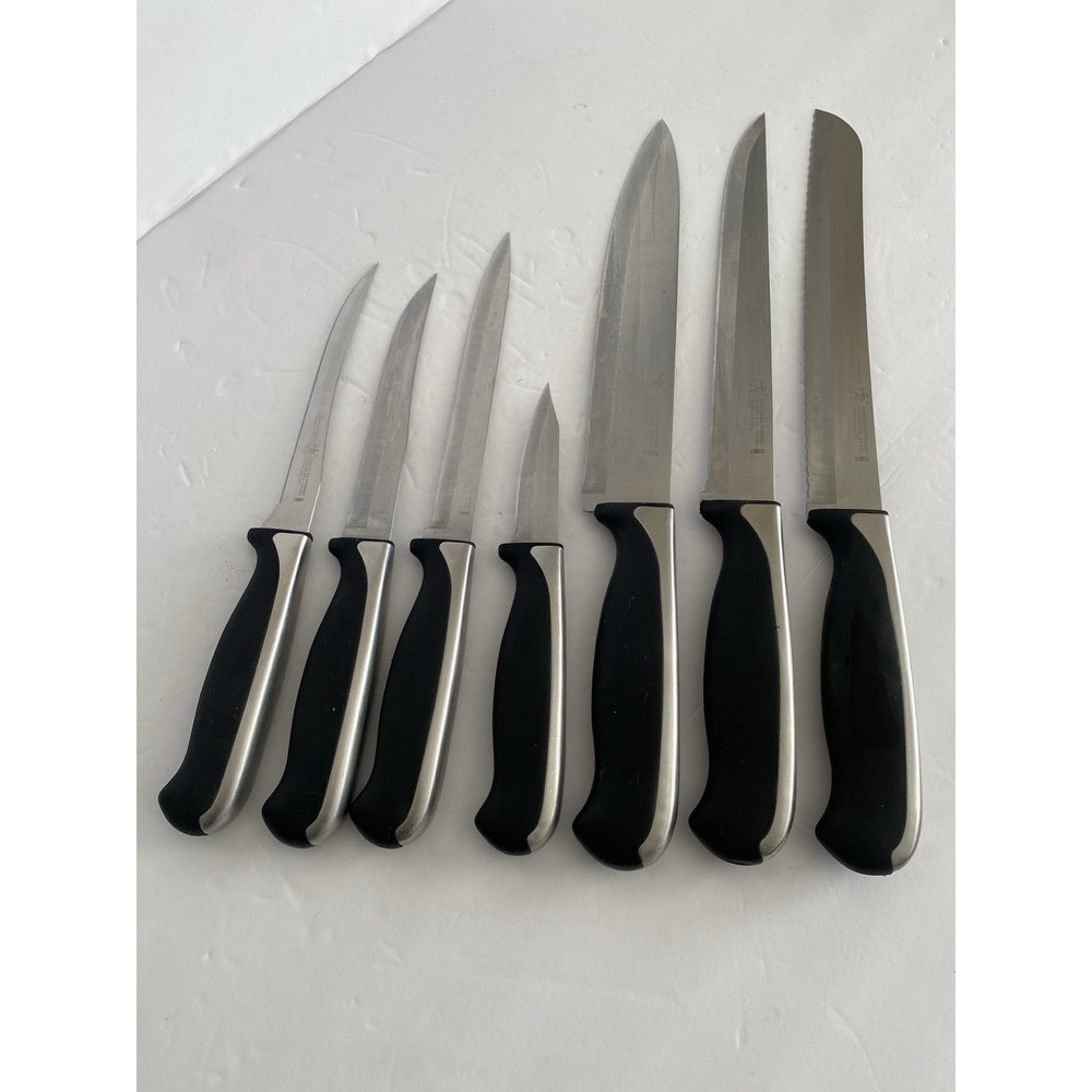Henckels‎ International Synergy Knife Lot of 7 Chef Carving Utility Serrated
